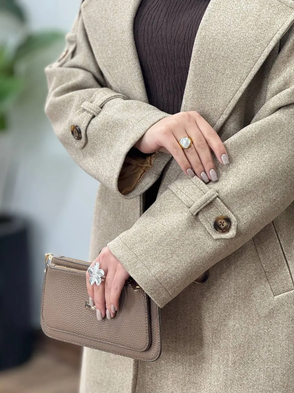 پالتو فوتر بلند آستردار همیلا